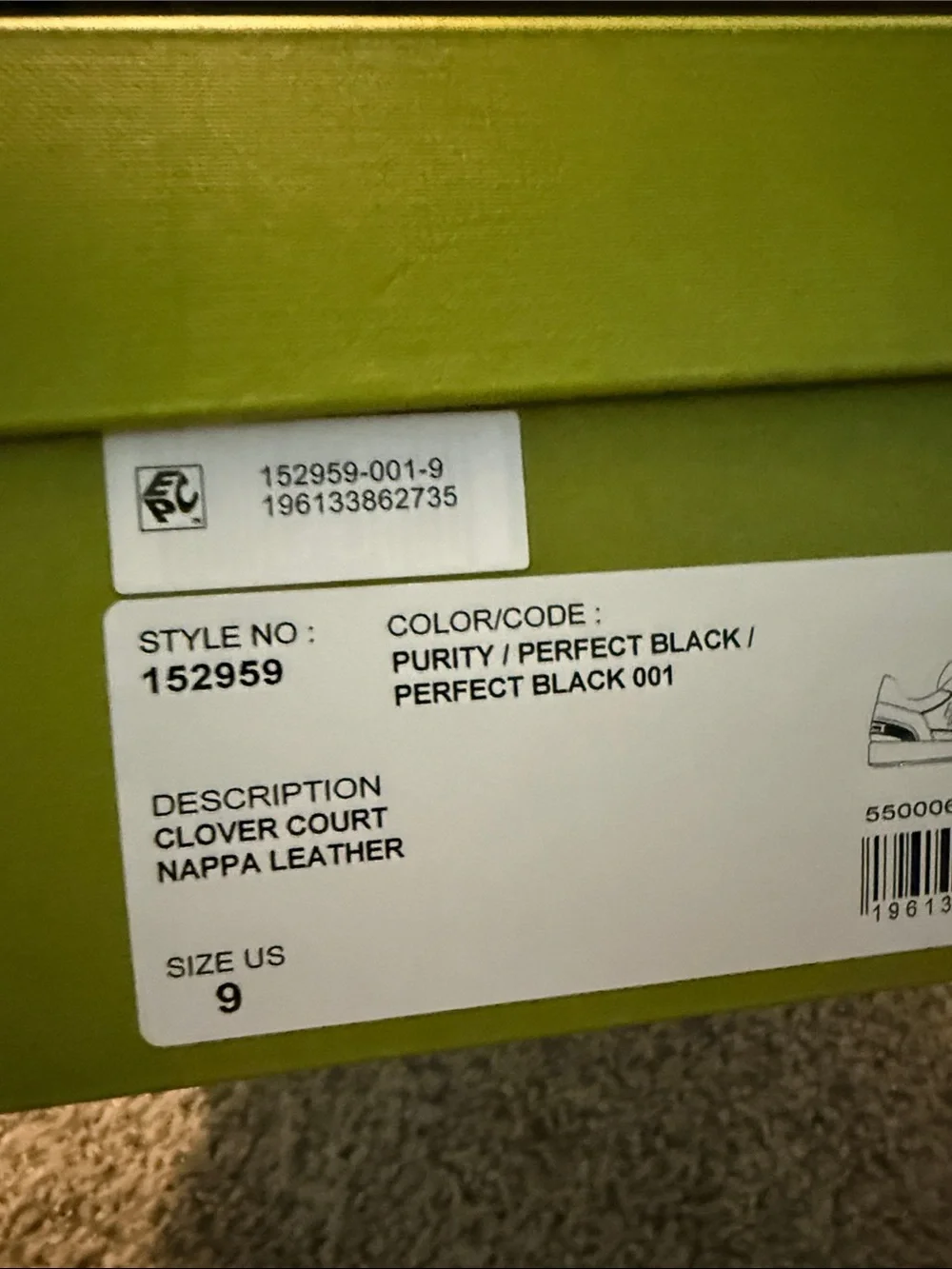 NWT Tory Burch black & white Napa leather sneakers - box, dust bag & extra laces